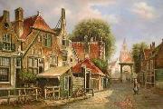 unknow artist European city landscape, street landsacpe, construction, frontstore, building and architecture. 176 USA oil painting reproduction